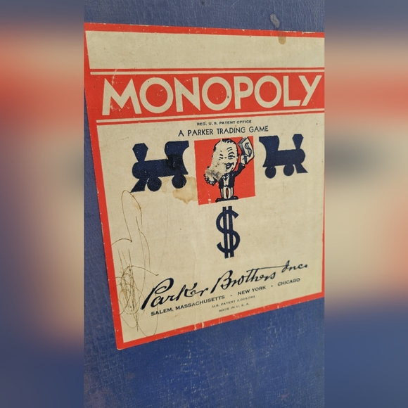 Vintage 1946 Monopoly Game Board and pieces- partially completed - Picture 13 of 16